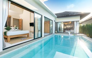 piscine haut de gamme intégrée dans une villa