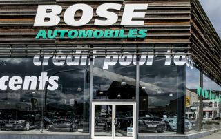 devanture du garage Bose Automobiles