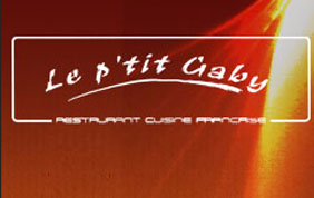 enseigne Le P'tit Gaby restaurant cuisine française