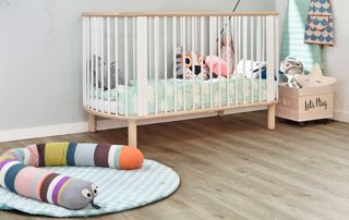 vinyle dans une chambre d'enfant