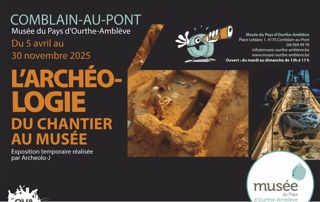 Affiche de l'exposition L'archéologie, du chantier au Musée