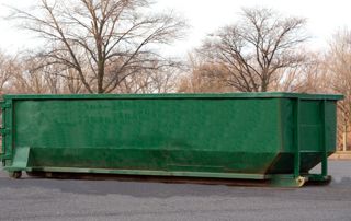 container vert grande taille