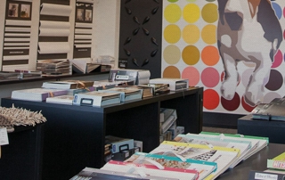 intérieur du showroom Houben