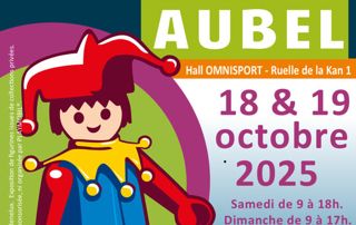 Affiche de l'expo Playmobil