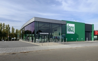 façade du magasin Facq à Liège
